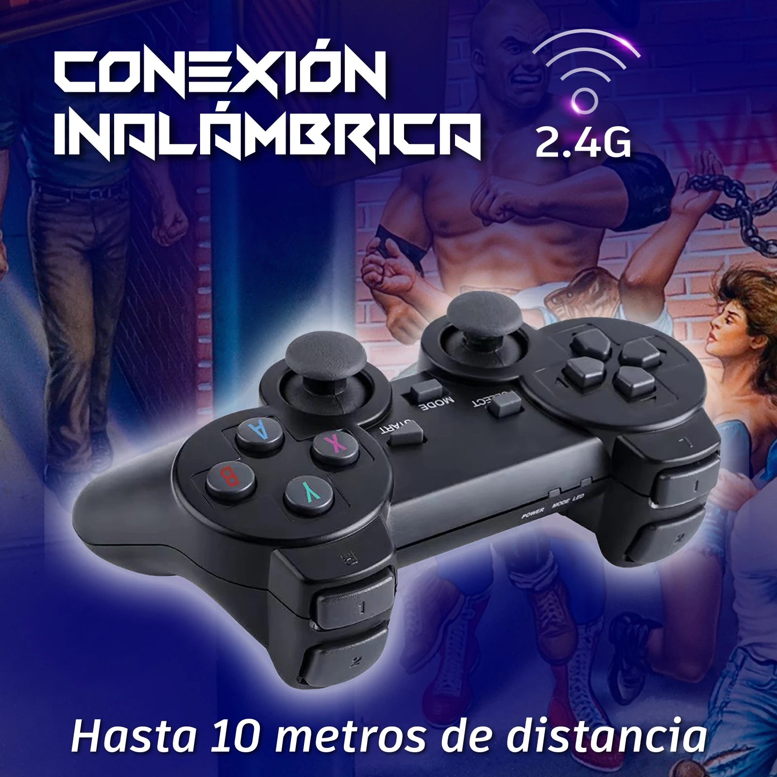 Consola de video juegos retro 40000 juegos 64 GB+ 2 mandos inalámbricos