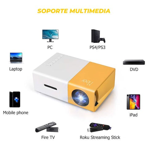 Mini Proyector de Cine Portátil