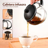 Hervidor + Tetera Infusora con Base Eléctrica Calefactora